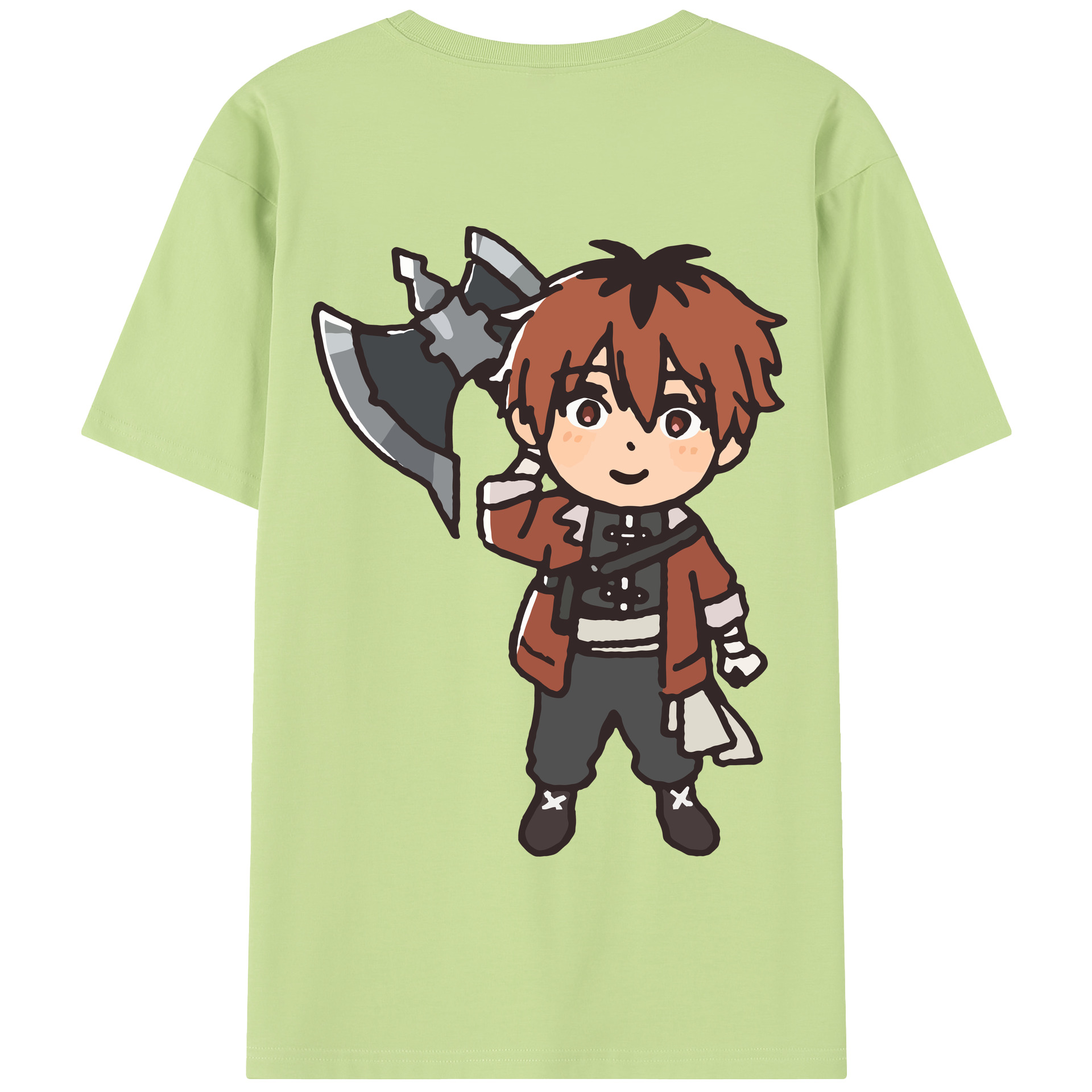 （画像用） 葬送のフリーレン Frieren 綿100％半袖Tシャツ（背面プリント）